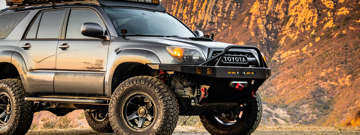 lifted 4runner with bull bar