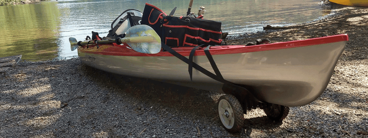 Move your kayak with ease with a portage cart