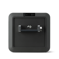 Matte black locking vehicle storage box with sturdy handle and modern design