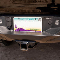 Back of a vehicle with an Arizona license plate featuring a cactus design.