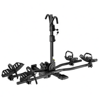 Black Swagman bike rack on a white background