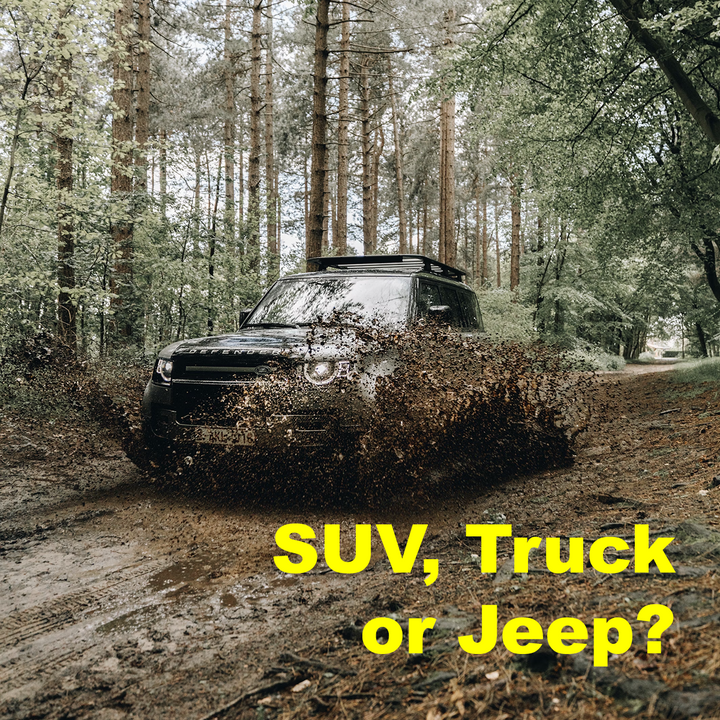 Which Vehicle Makes the best Off-Roader? SUV, Truck or Jeep?