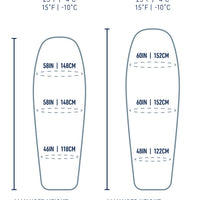 Altitude Women's Down Sleeping Bag (25°F & 15°F)