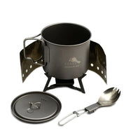 TOAKS Ultralight Titanium Solid Fuel Cook System