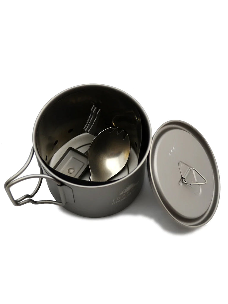 TOAKS Ultralight Titanium Solid Fuel Cook System