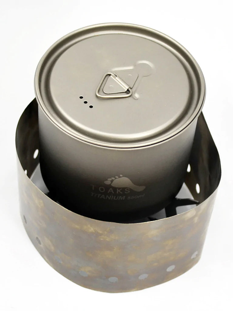 TOAKS Ultralight Titanium Solid Fuel Cook System