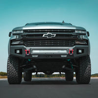 silverado bumper with lightbar