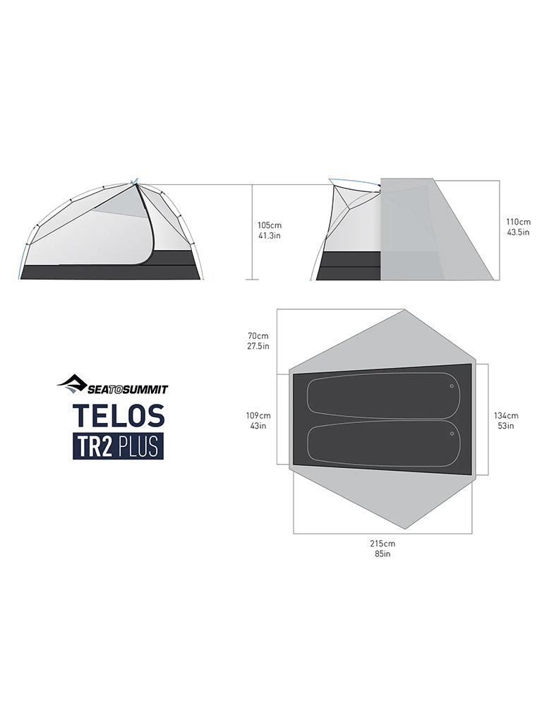 Telos TR2 Plus - Two Person Freestanding Tent (3+ Season)
