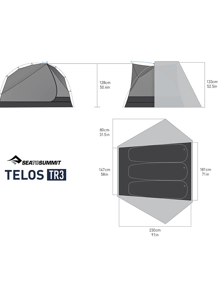 Telos TR3 - Three-Person Freestanding Tent