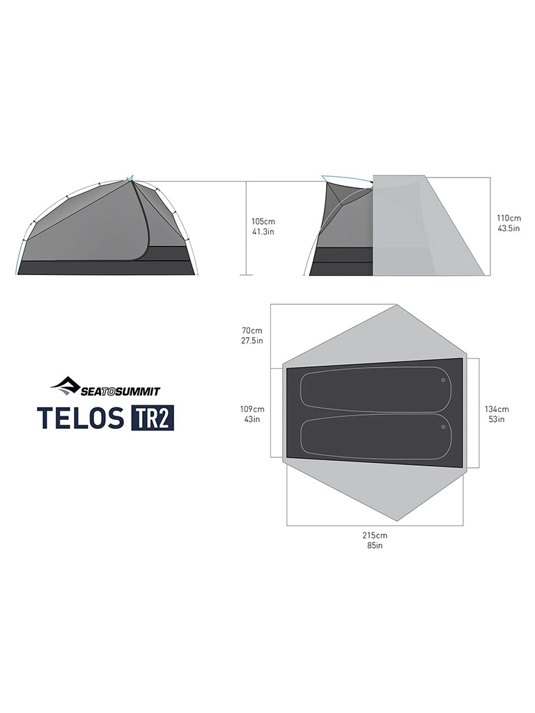 Telos Bikepacking TR2 - Two Person Freestanding Tent