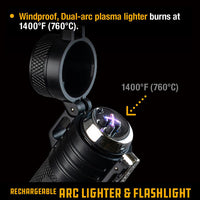Arc Lighter & LED Flashlight | GearLanders