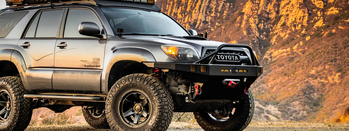 lifted 4runner with bull bar