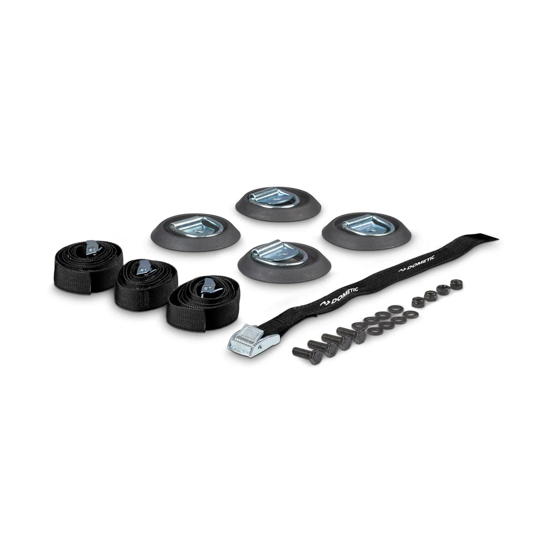 Dometic tie-down kit straps and D-ring anchors for CFX coolers