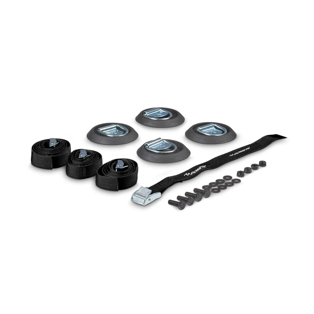 Dometic tie-down kit straps, anchor points and mounting hardware