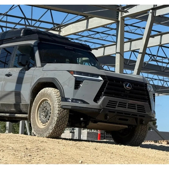 CBI Lexus GX550 front bumper lifestyle on trail