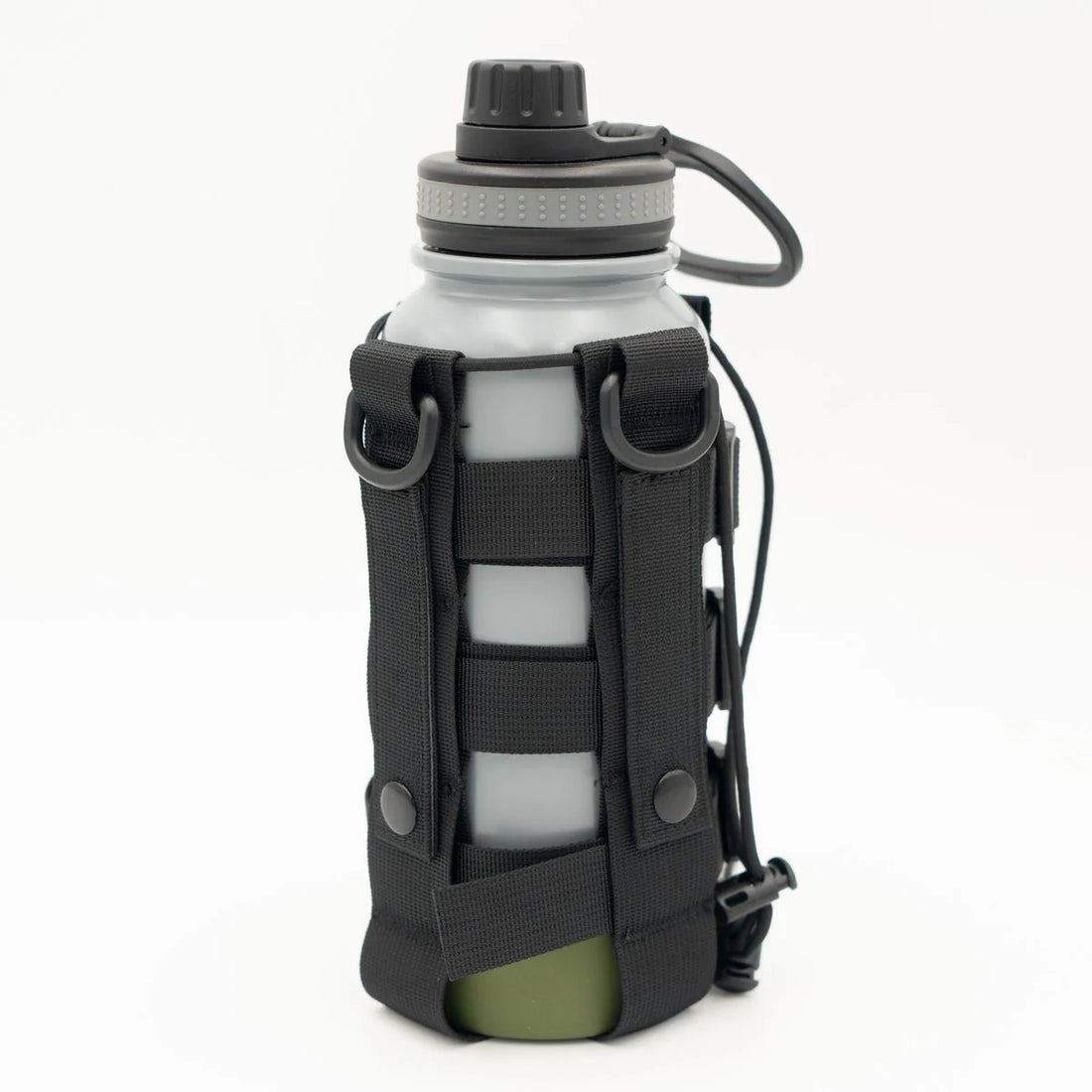 Tuff Stuff Steel Water Bottle Holster with MOLLE straps