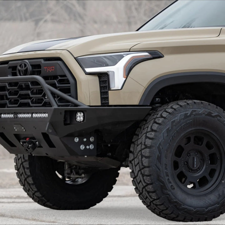 C4 Tundra Overland Front Full-Height Bull Bar + Hoops 2022-2026 image 1