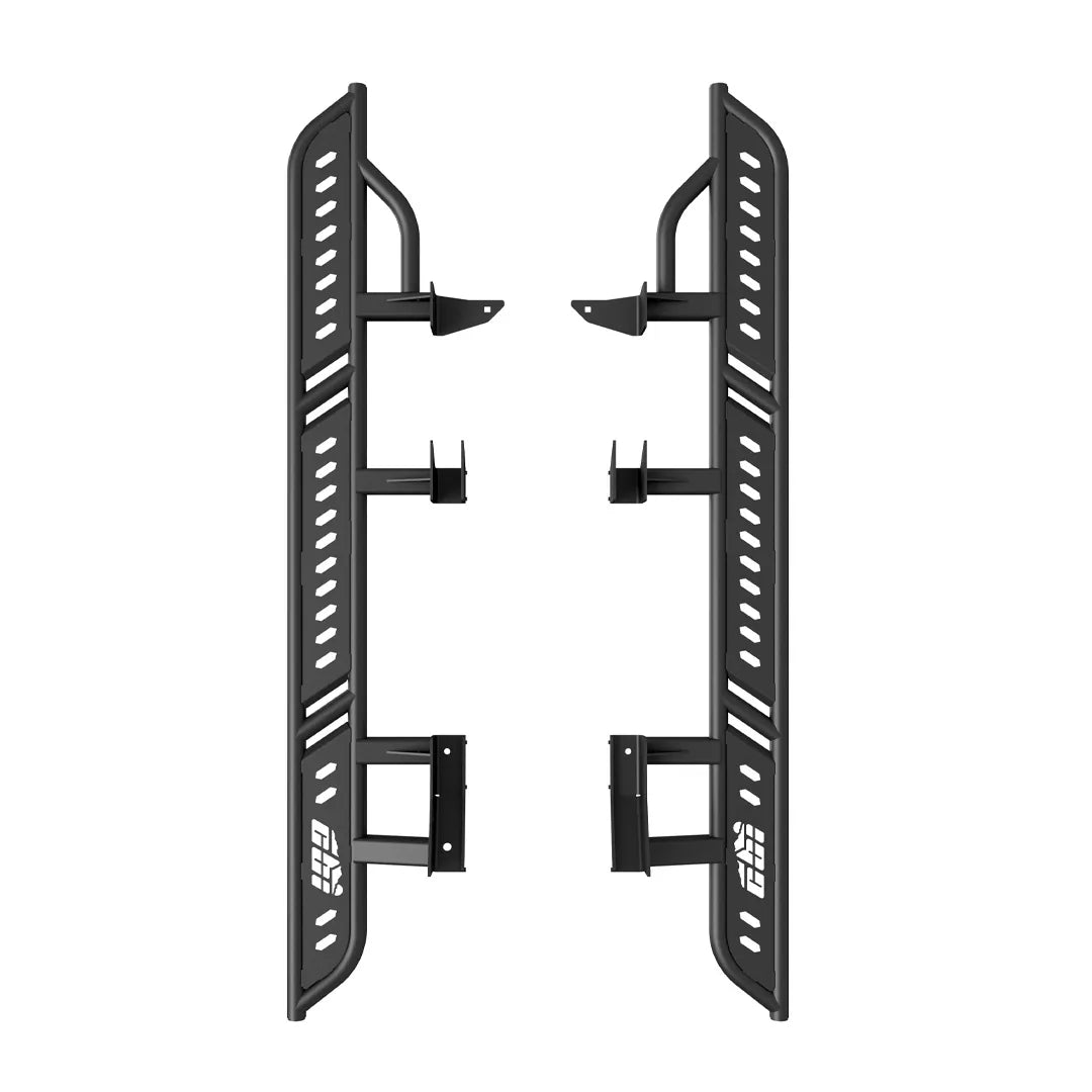 CBI Nissan Frontier rock sliders 2022-Current on truck