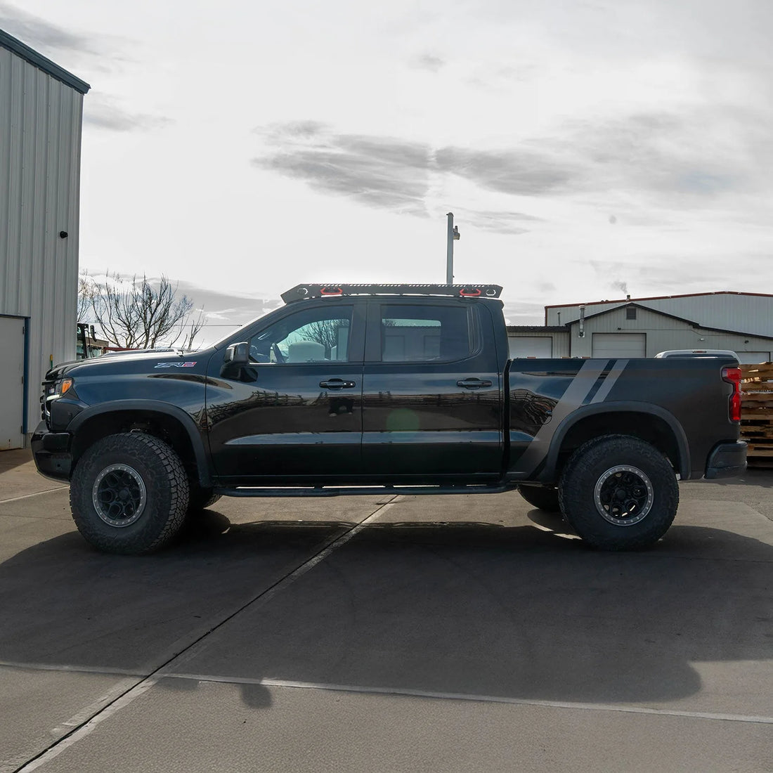 upTOP KILO roof rack on Chevy Silverado