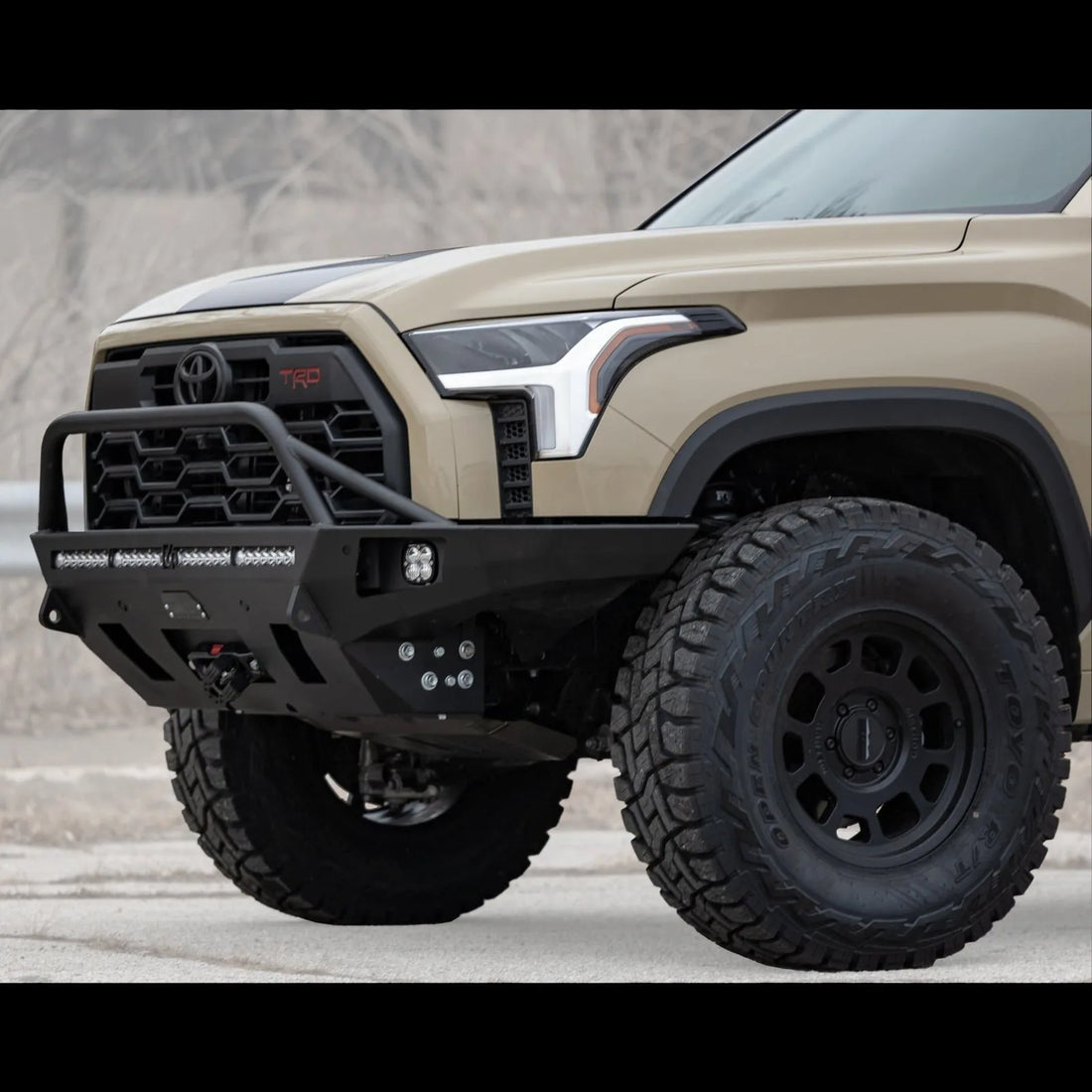 C4 Tundra Overland Front Full-Height Bull Bar + Hoops 2022-2026 image 1