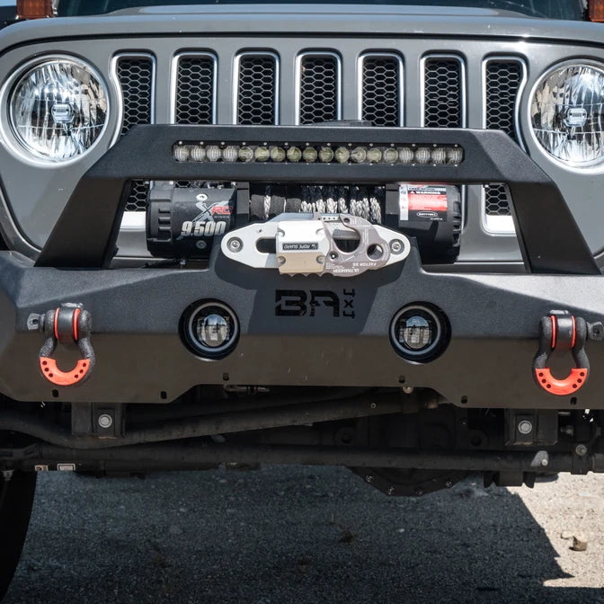 18" Blackout LED Light Bar, Single Row