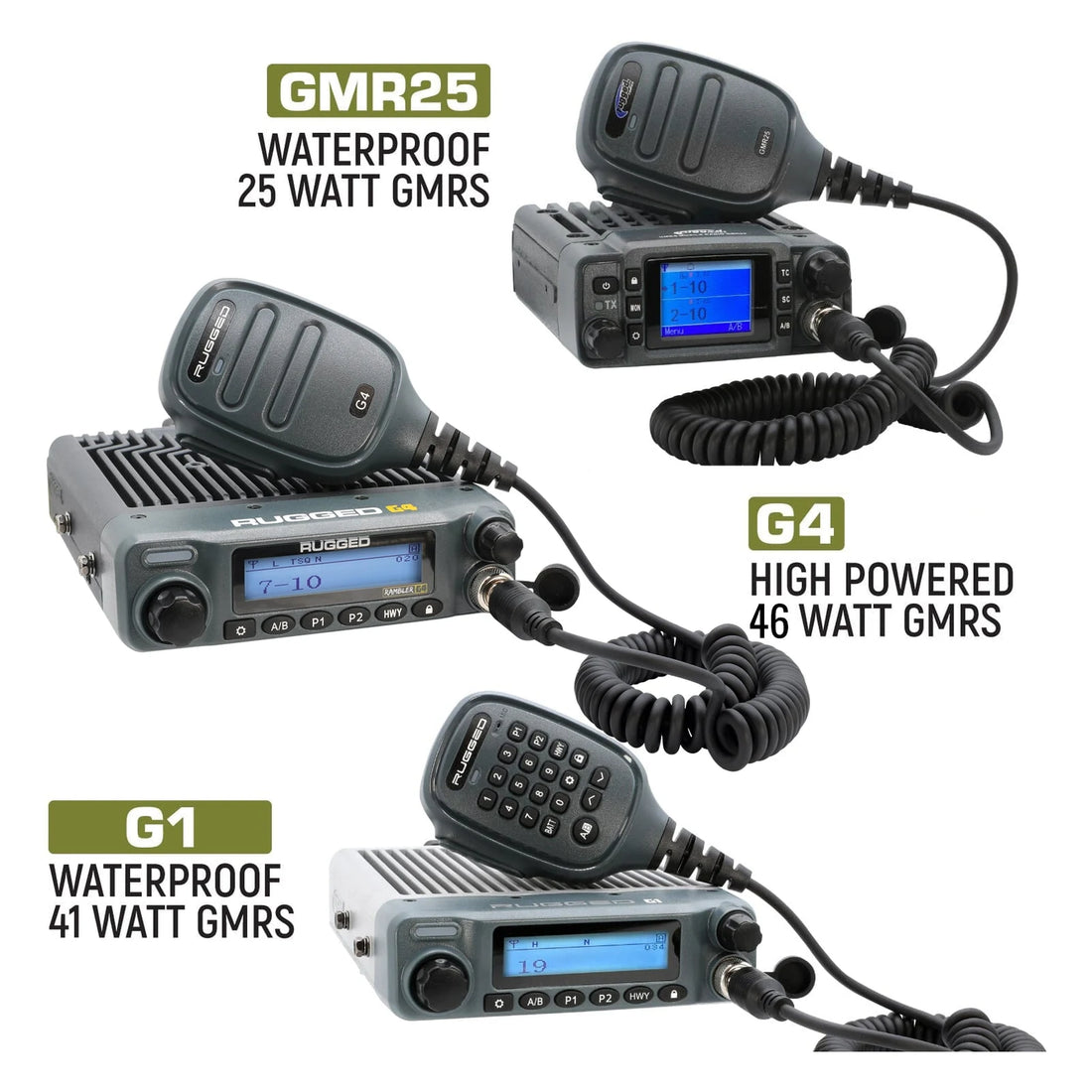 Toyota Tundra Two-Way GMRS Mobile Radio Kit, 25-Watt