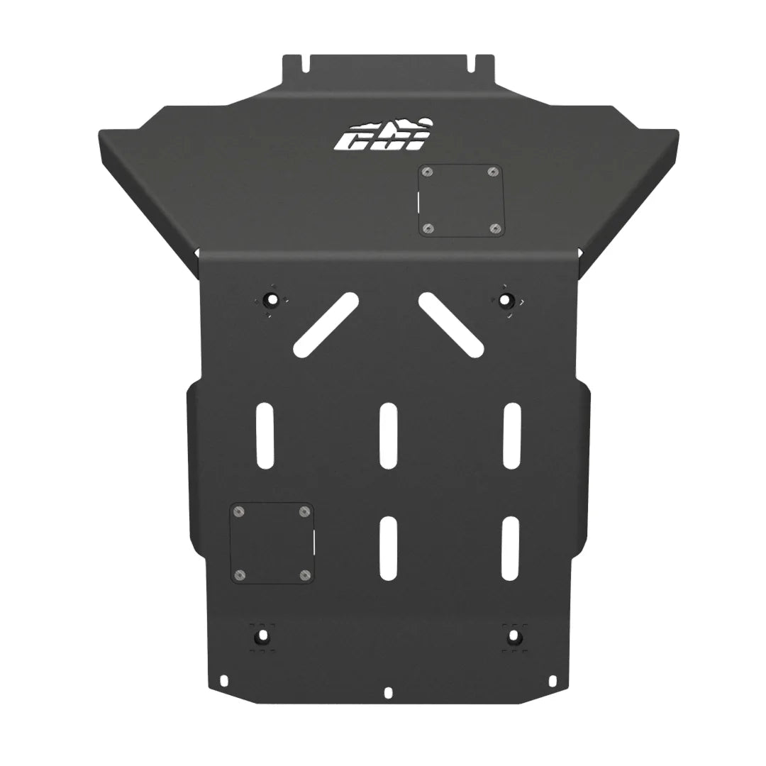 CBI Front Overland skid plate front view for 3rd Gen Sequoia