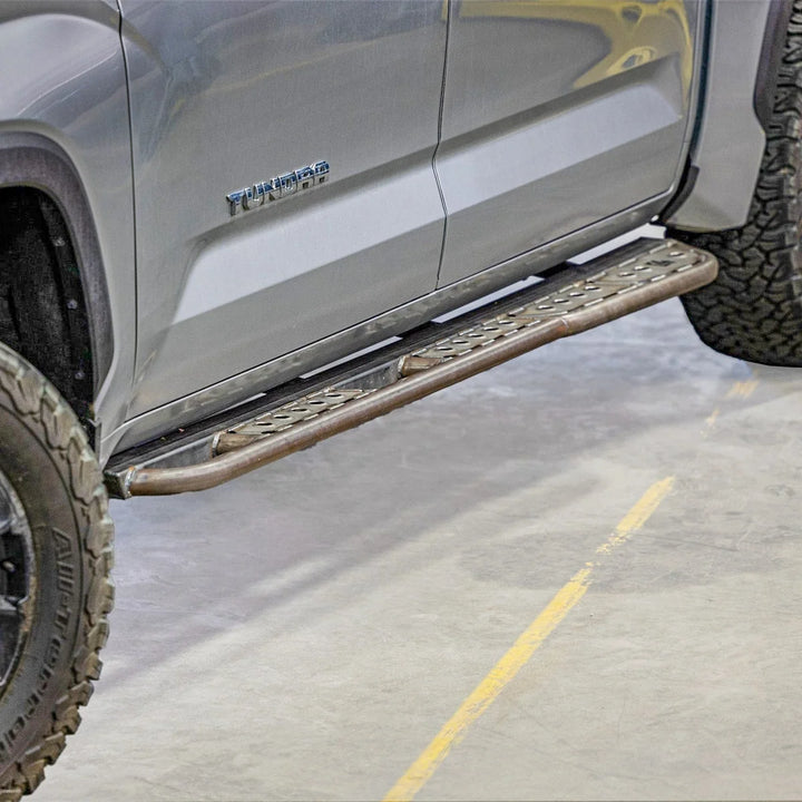 C4 Tundra Rock Sliders DOM CrewMax Short Bed 2022-2026 image 1