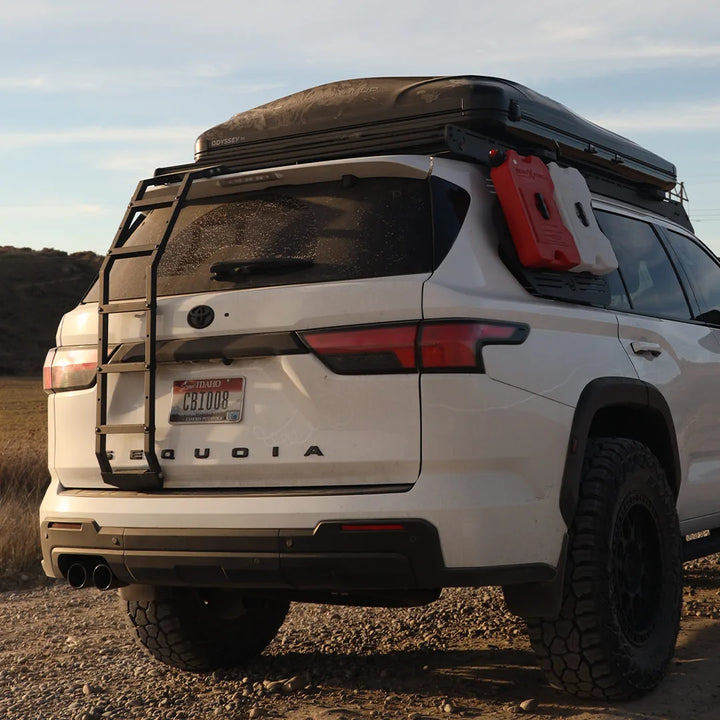 Prinsu Sequoia ladder 2022-Current on vehicle hatch