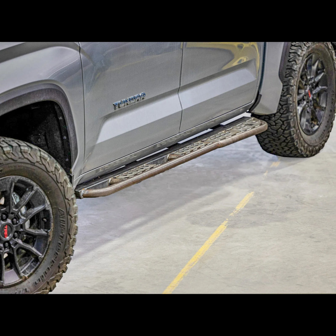 C4 Tundra Rock Sliders DOM CrewMax Short Bed 2022-2026 image 1