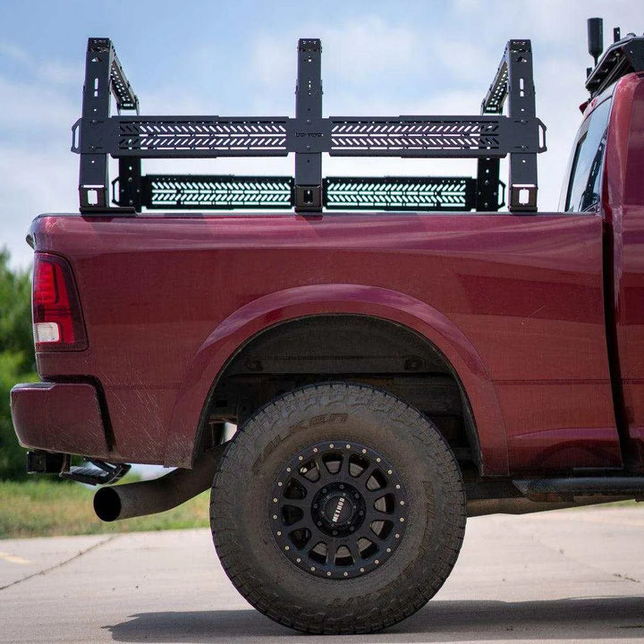 upTOP Variable Height TRUSS bed rack on truck
