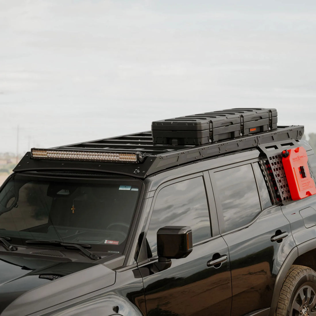 C4 Land Cruiser Roof Rack with Light Bar Mount 2024-2026 image 1
