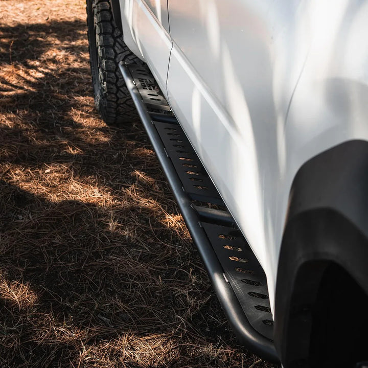 CBI Overland rock sliders on 2024 Toyota Tacoma 1