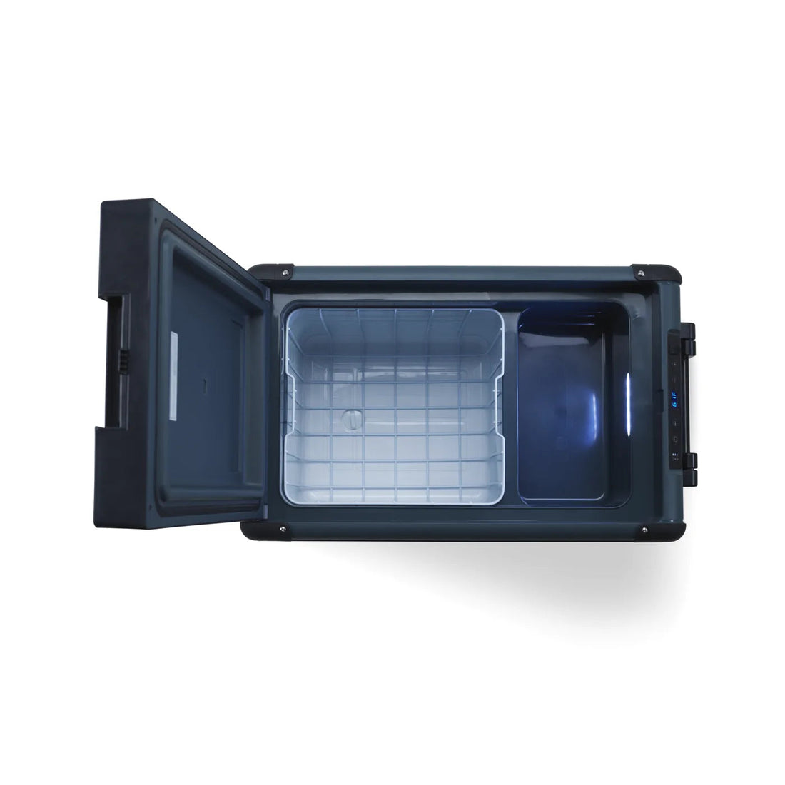 Dometic CFX2 45 with lid open showing the interior and basket