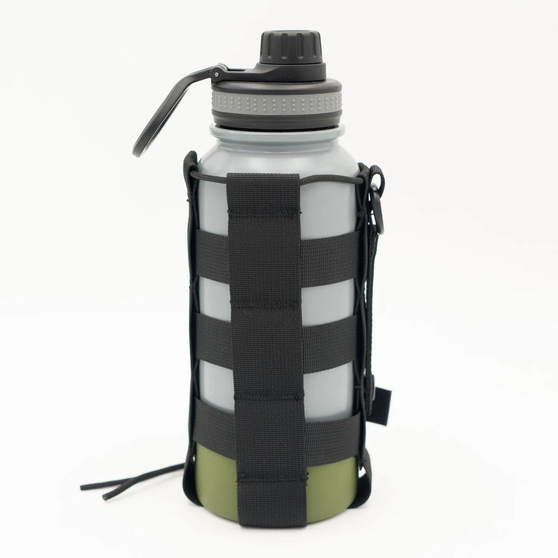 Tuff Stuff Steel Water Bottle Holster with MOLLE straps, view 2