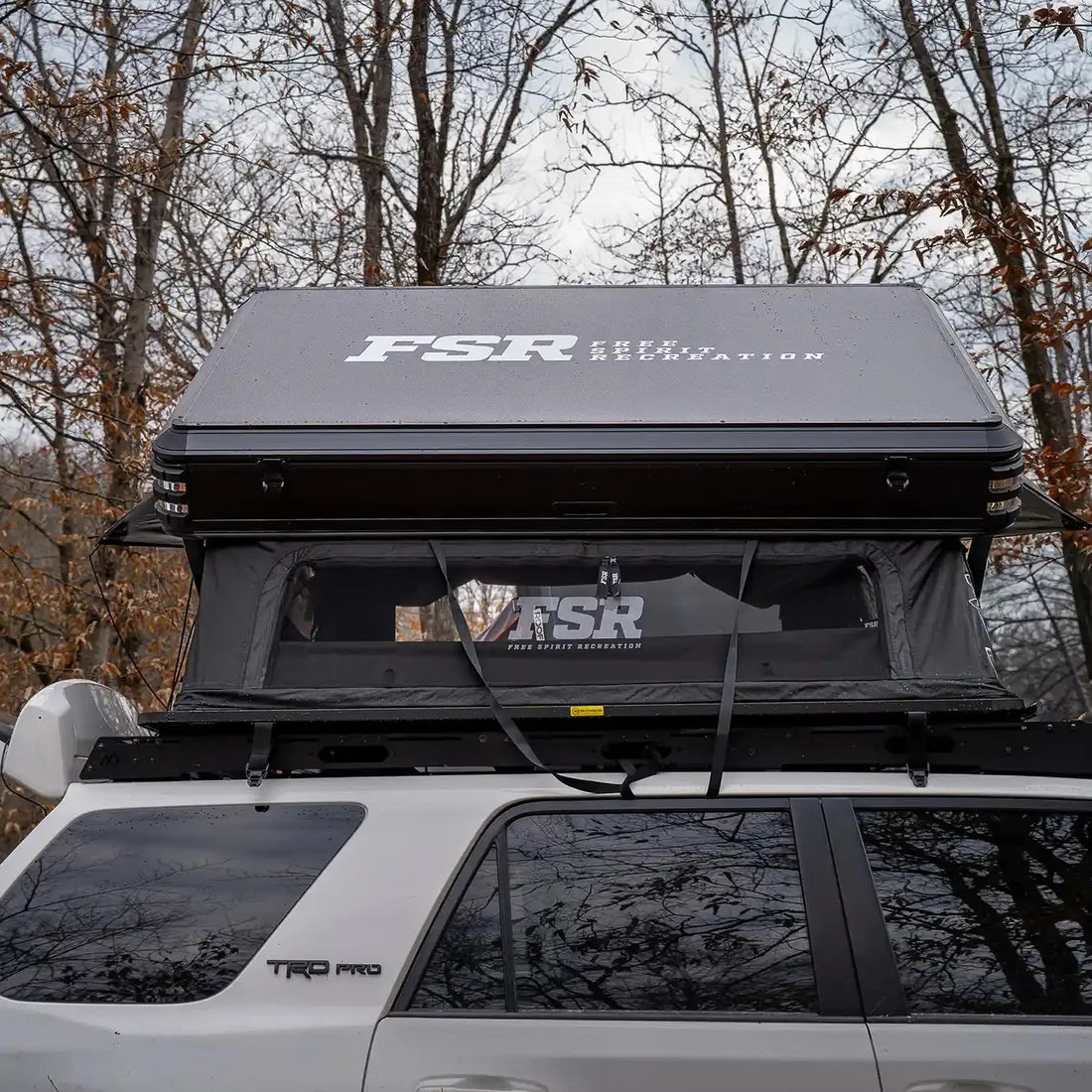 Free Spirit Kali King rooftop tent camping setup