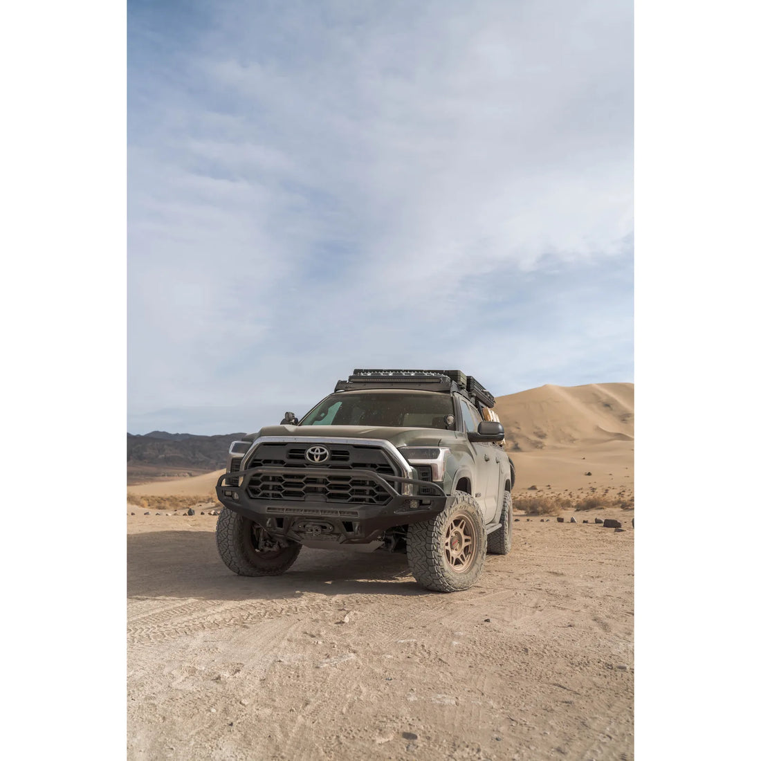 Prinsu Pro roof rack lifestyle on Toyota Tundra 2