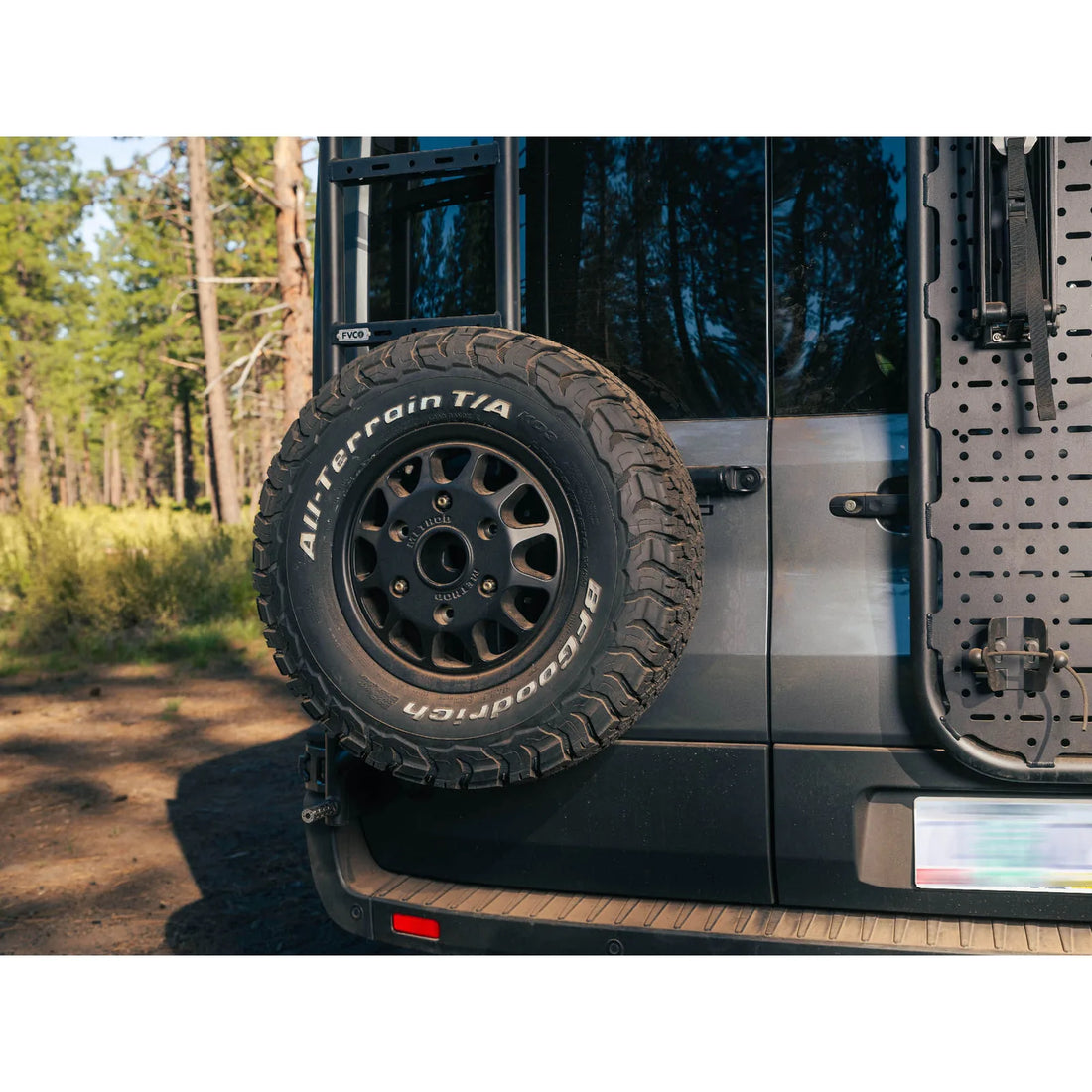Flatline Transit Rear Ladder + Tire Carrier Short image 2