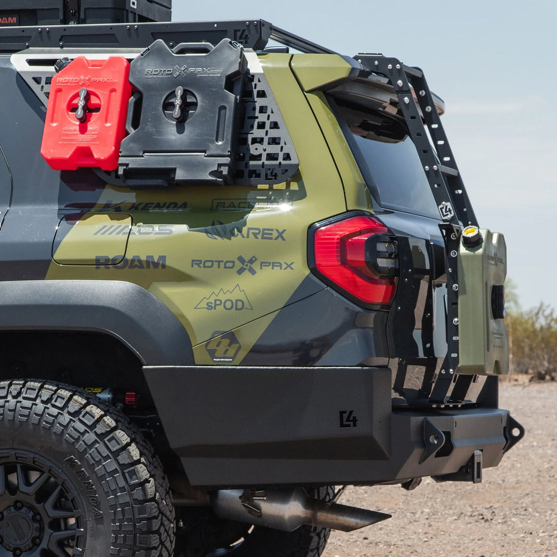 C4 4Runner Overland High Clearance Rear Bumper 2025-2026 image 2