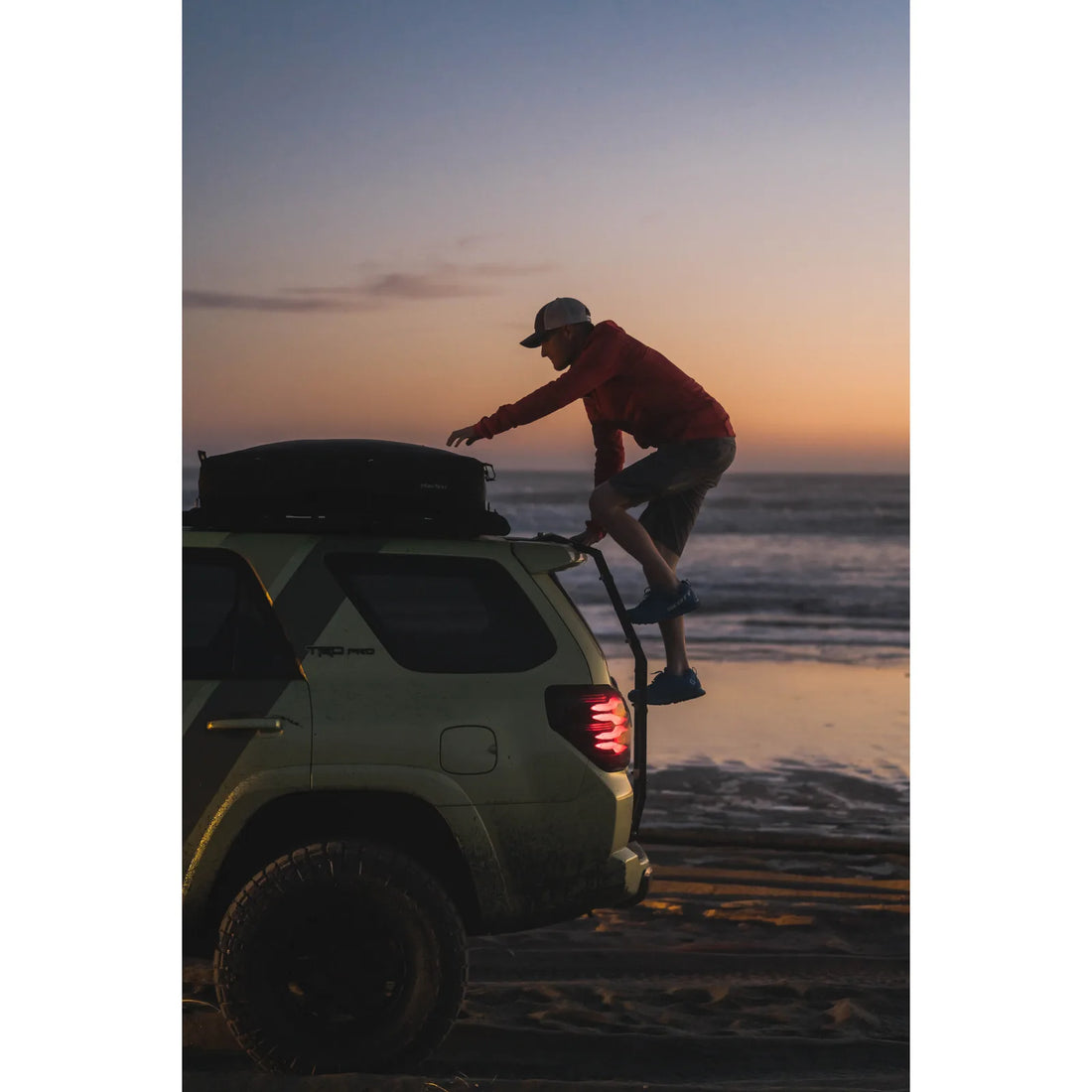 CBI Overland rock sliders lifestyle on Toyota 4Runner 2