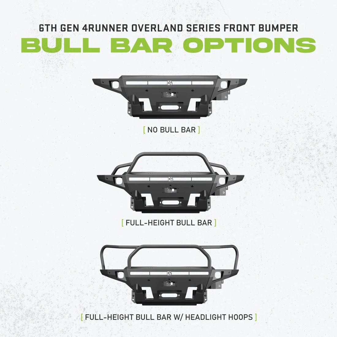 C4 4Runner Overland Front High Bar + Headlight Hoops 2025-2026 image 3