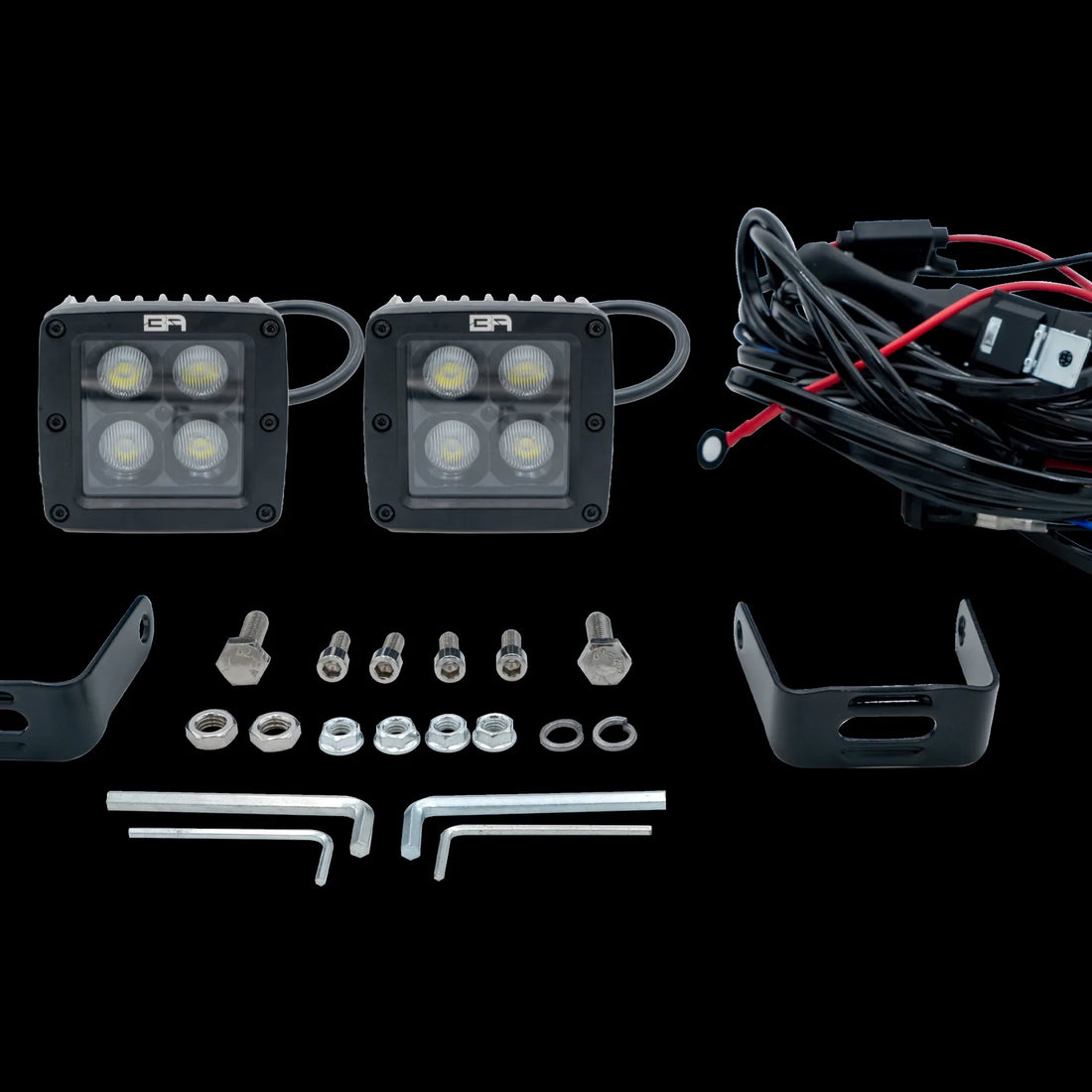 Blackout LED Cube Flood Light 3