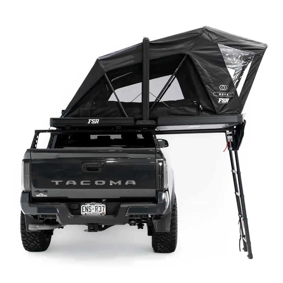 Free Spirit Nova Standard hard shell fold-out tent fully open