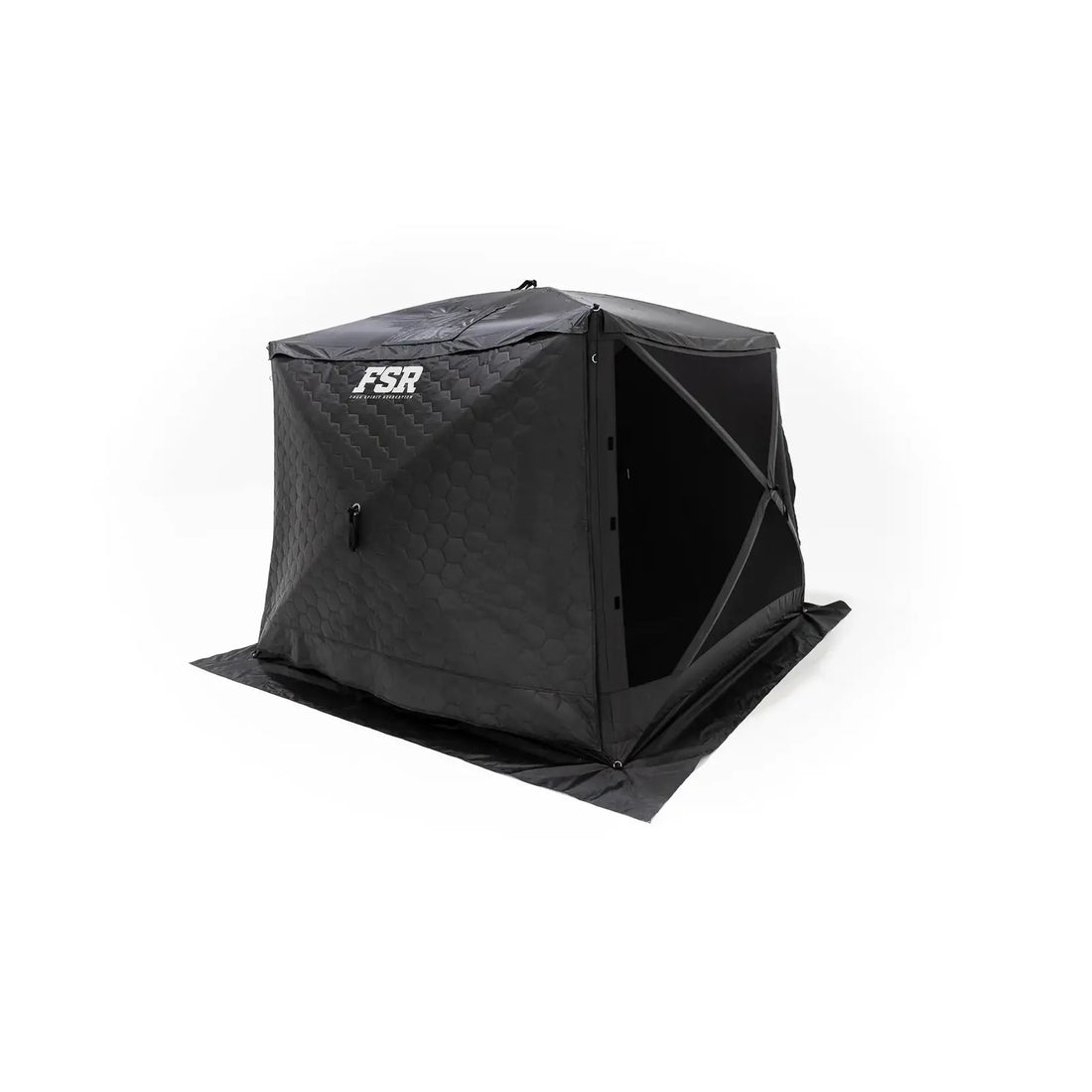 Free Spirit Hub 4XL tent with windows and door closed