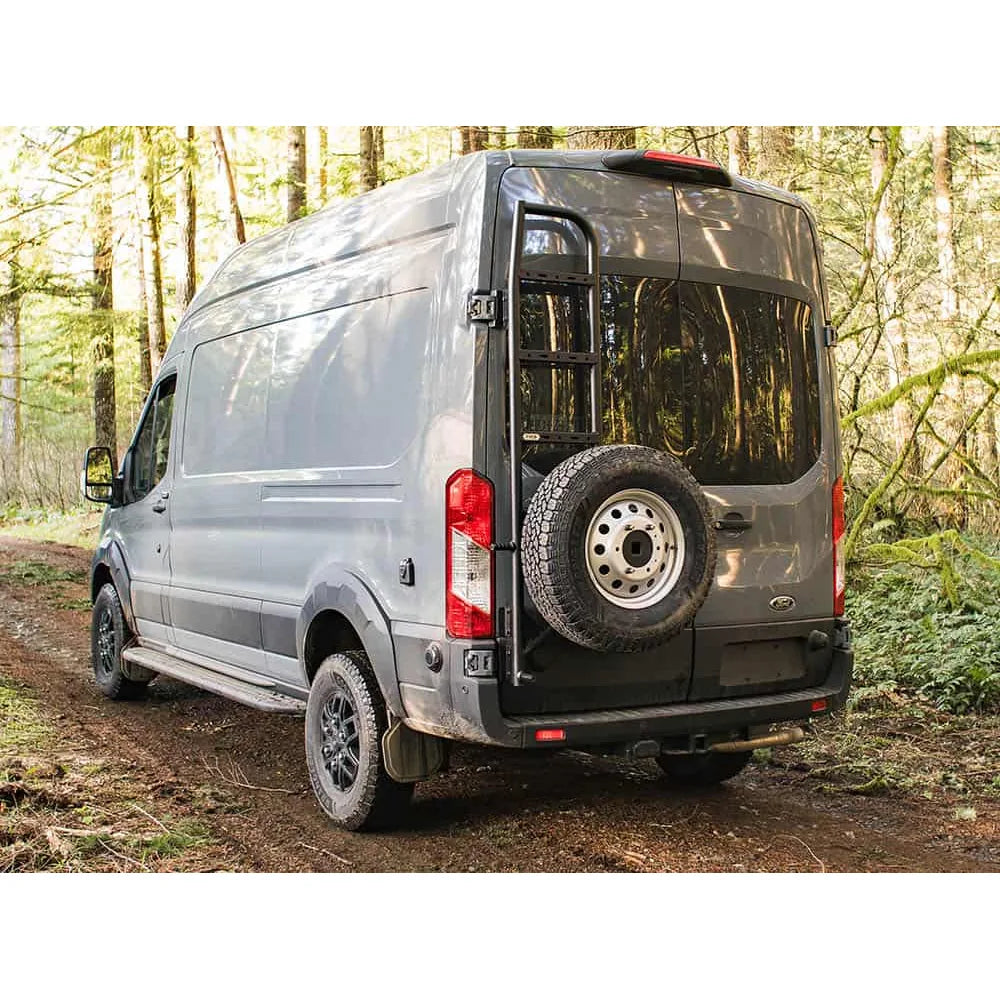 Flatline Transit Rear Ladder + Tire Carrier Short image 3