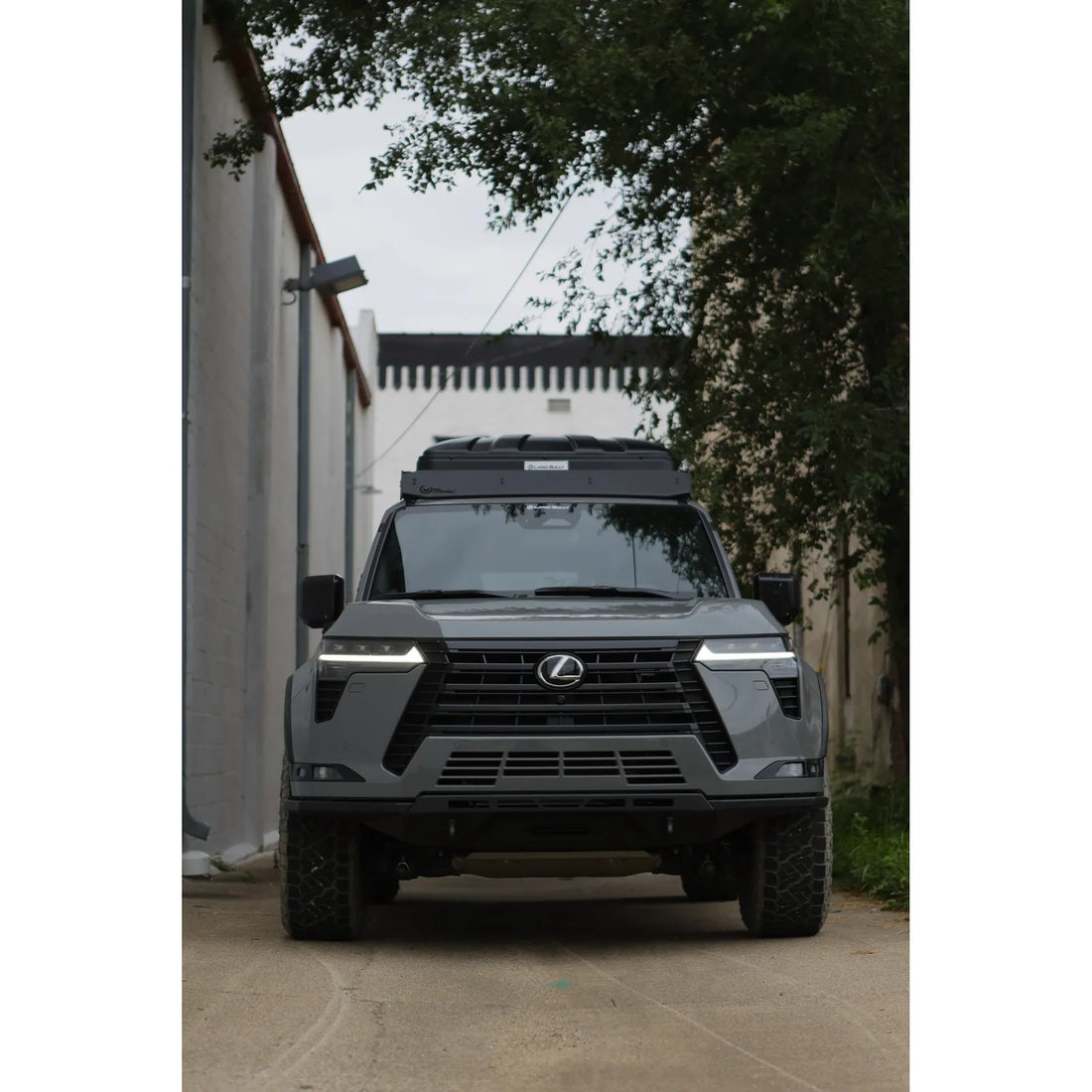 CBI Lexus GX550 front bumper installed detail