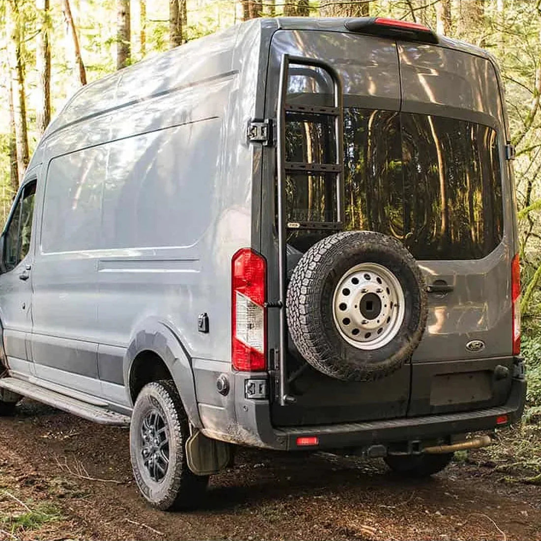 Flatline Transit Rear Ladder + Tire Carrier Short image 3