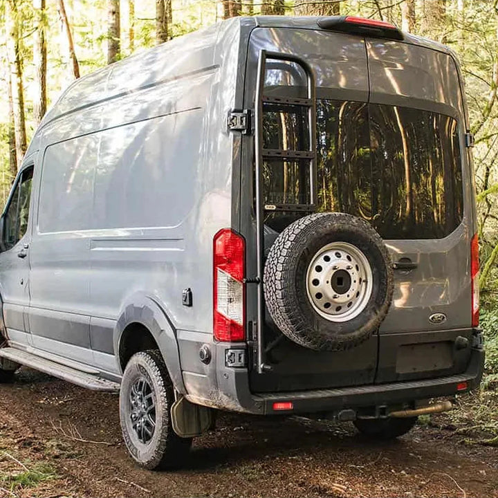 Flatline Transit Rear Ladder + Tire Carrier Short image 3