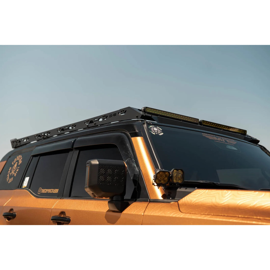 DV8 roof rack light mount low profile outdoor