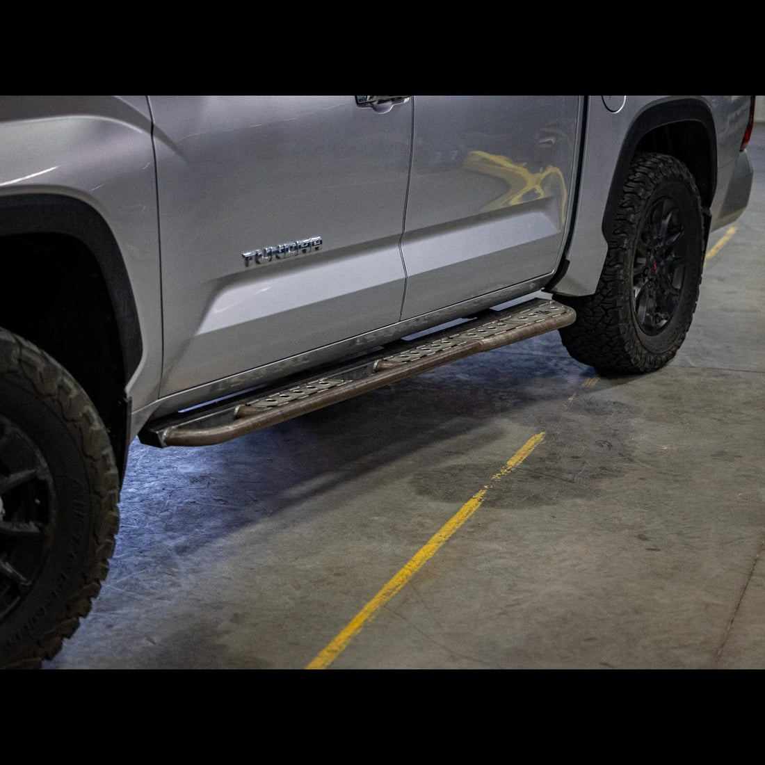 C4 Tundra Rock Sliders DOM CrewMax Short Bed 2022-2026 image 3